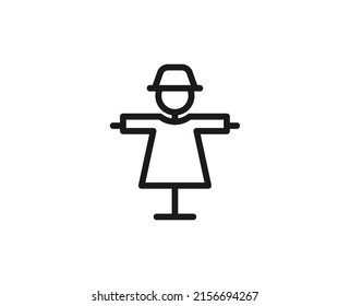 Scareow line icon. High quality outline symbol for web design or mobile app. Thin line sign for design logo. Color outline pictogram on white background