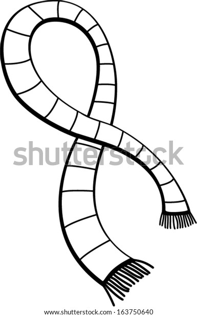 Scarf Stock Vector (Royalty Free) 163750640