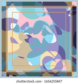 scarf abstract textile design illustrations