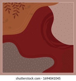 scarf abtract pattern with pretty color combination design