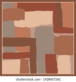 scarf with brown color combination design