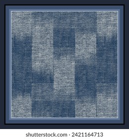 scarf denim textures pattern illustration
