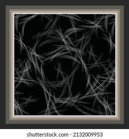 scarf design with abstract pattern image