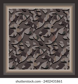 scarf design with beautiful abstract pattern image