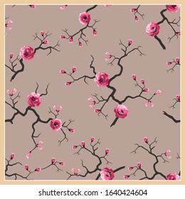 scarf design flower pattern illustrations