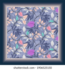 scarf design textile pattern illustration