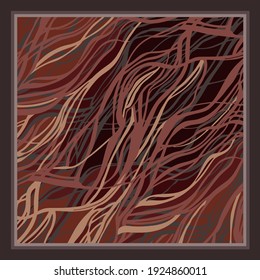 scarf design textile pattern illustration