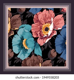 scarf design textile pattern illustration