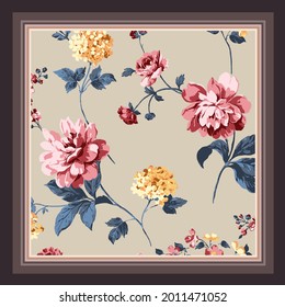scarf design textile pattern illustration