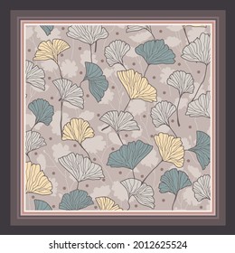 scarf design textile pattern illustration