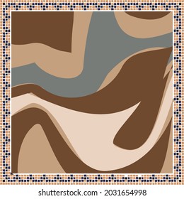 diseño de bufanda ilustración de patrón textil diseño vectorial..eps