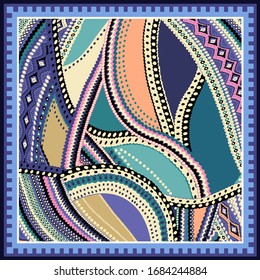 Tuch-Design, Textil-Vektorgrafik