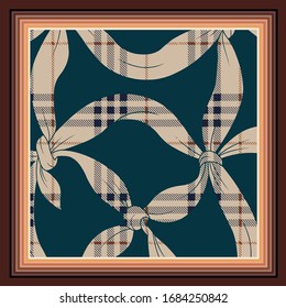 scarf design textile vector illustration