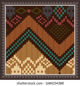 scarf design textile vector illustration 