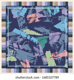 ilustración vectorial de diseño textil