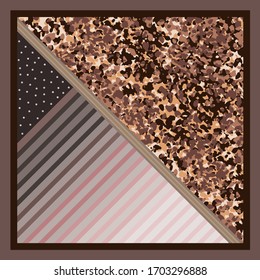 scarf design textile vector illustration