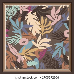 scarf design textile vector illustration