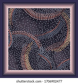 scarf design textile vector illustration