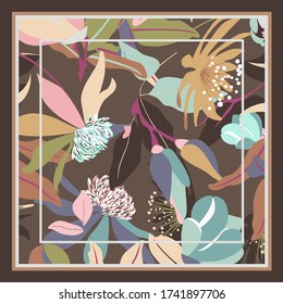 scarf design textile vector illustration