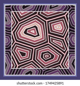 ilustración de vector textil de diseño de pañuelo