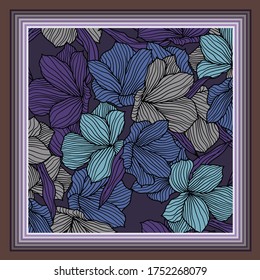 scarf design textile vector illustration