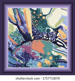 scarf design textile vector illustration