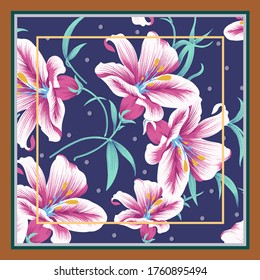 Tuch-Design, Textil-Vektorgrafik