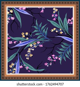 scarf design textile vector illustration