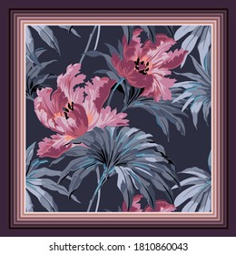 scarf design textile vector illustration