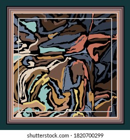 scarf design textile vector illustration