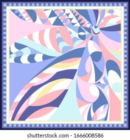 scarf design textile vector illustrations