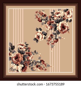 scarf design textile vector illustrations