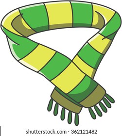 Scarf doodle illustration design