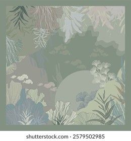 scarf floral demension for textile fabric