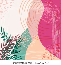 Scarf floral pattern. Bandana, pareo, pillow, home textile design. Tropical background for shawl print, textile, covers