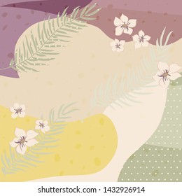 Scarf floral pattern. Bandana, pareo, pillow, home textile design. Tropical background for shawl print, textile, covers