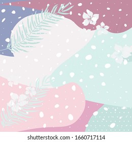 Scarf floral pattern. Bandana, pareo, pillow, home textile design. Tropical background for shawl print, textile, covers