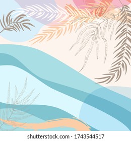 Scarf floral pattern. Bandana, pareo, pillow, home textile design. Tropical background for shawl print, textile, covers
