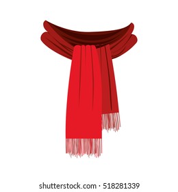 scarf with fringe icon image 