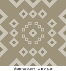 Scarf with geometric pattern