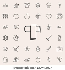 scarf icon. autumn icons universal set for web and mobile