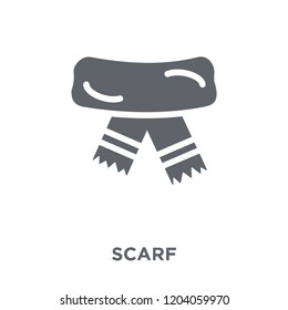 Scarf icon. Scarf design concept from  collection. Simple element vector illustration on white background.