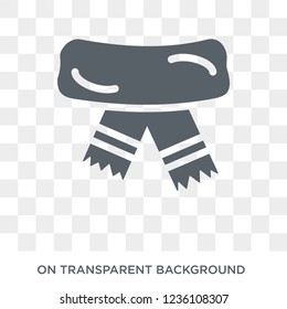 Scarf icon. Scarf design concept from  collection. Simple element vector illustration on transparent background.