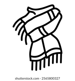 Scarf Icon Element For Design