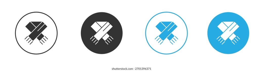 Scarf icon. Graphic icon design template