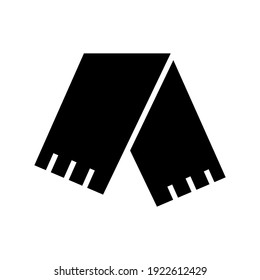 scarf icon or logo isolated sign symbol vector illustration - high quality black style vector icons
