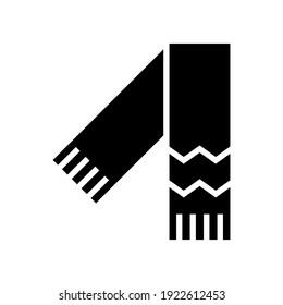 scarf icon or logo isolated sign symbol vector illustration - high quality black style vector icons
