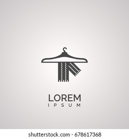 scarf icon. man sign