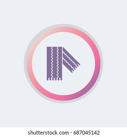 scarf icon. man sign