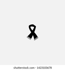 scarf icon sign signifier vector